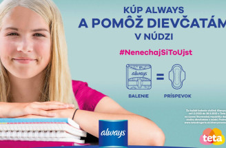 Kampaň #NenechajSiToUjst: Značka Always pomáha mladým dievčatám