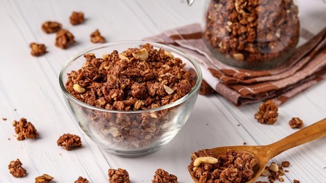 Najlepšia domáca granola – plná živín a s chuťou čokolády