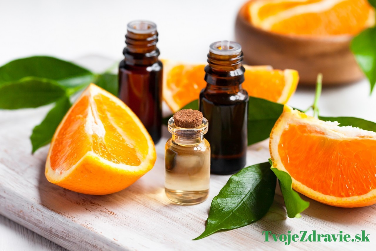 účinky pomarančového oleja